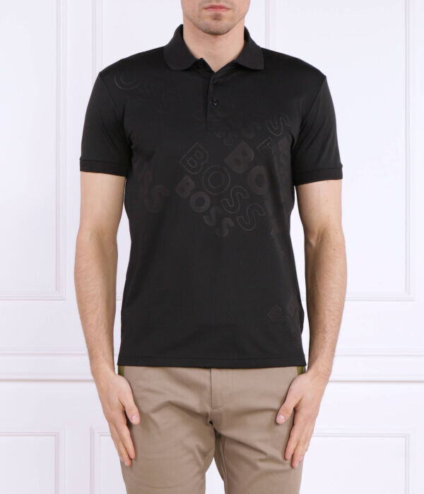 

Поло Boss Green Paddy Regular Fit, черный
