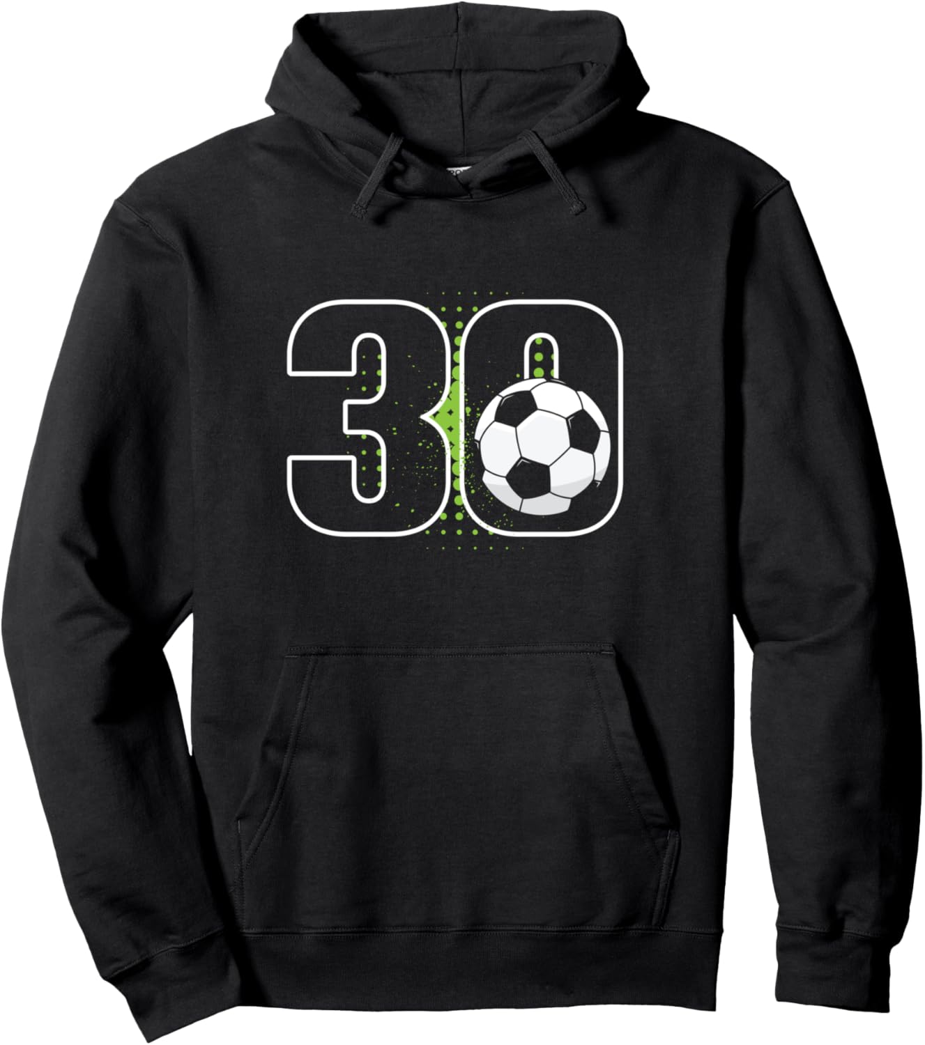 

Худи с надписью «30-летие футболиста» 30 Year Old Birthday Apparel Soccer Boy B-Day, черный