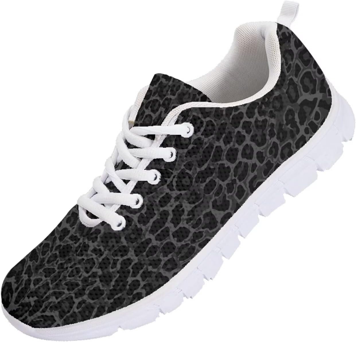 

Мужские кроссовки Funnydude Funny Print 2025 Осень, легкие беговые кроссовки с дышащей сеткой, серый