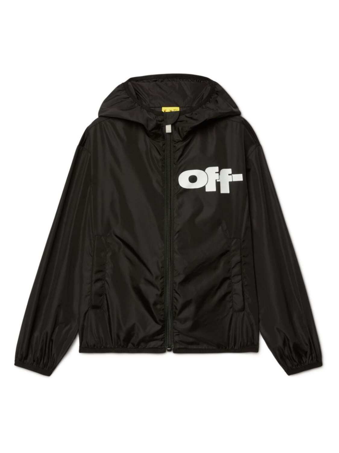 

Off-White Kids ветровка с логотипом, черный