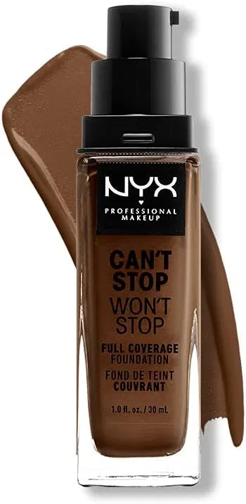 Тональное средство Nyx Professional Makeup Cantostop One-Stop Full Coverage Foundation 30 мл Deep Cool