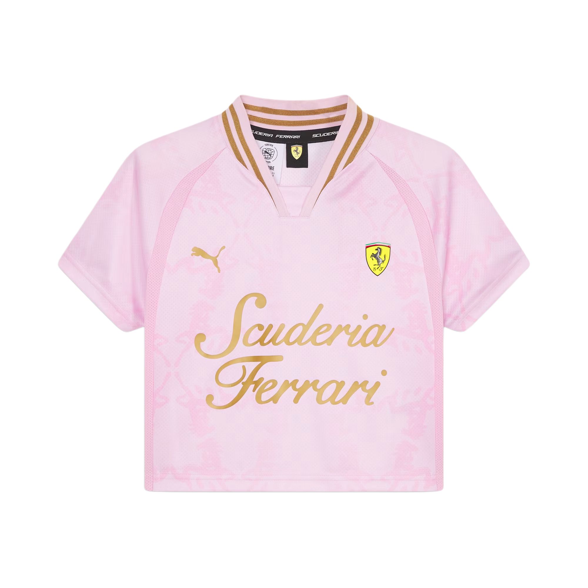 

Футболка Ferrari Racing Collection FERRARI YOH JERSEY женская PUMA, розовый