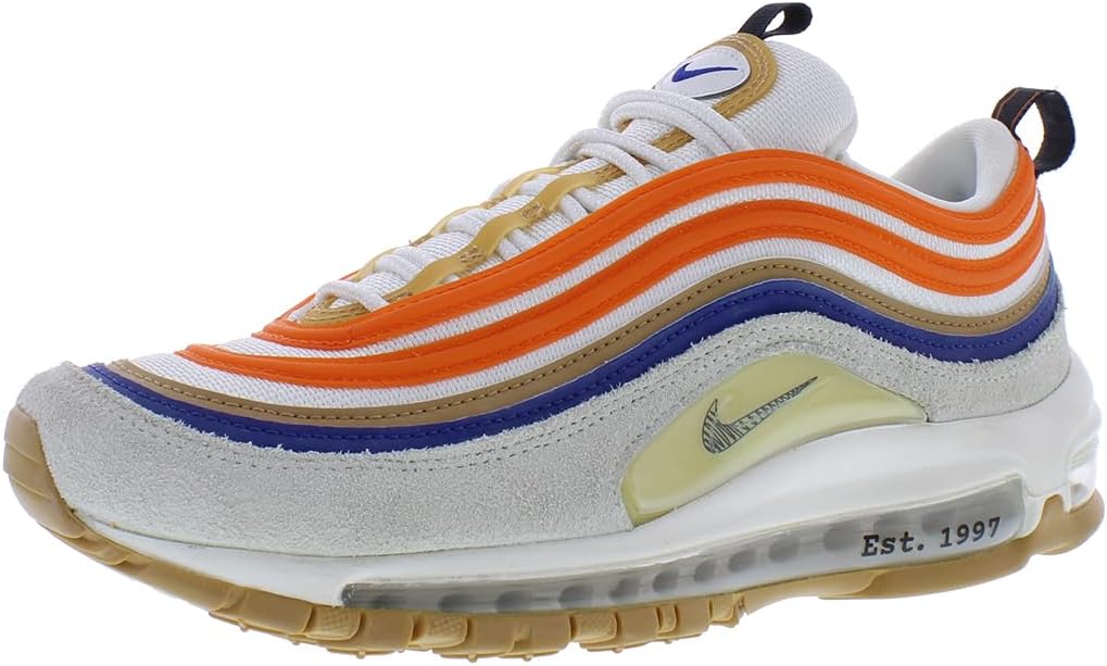 

Мужские кроссовки Nike Air Max 97 SE, Summit White Safety Orange Lemon Wash Black