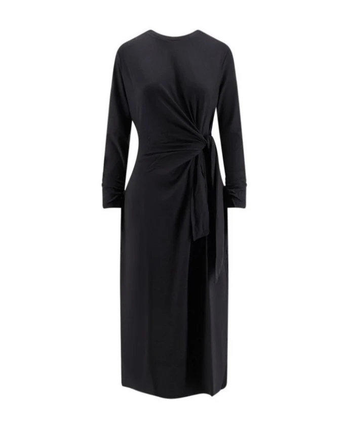 

Длинное платье цвета церло Hugo, черный