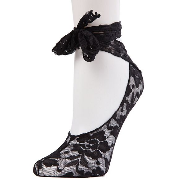 

Носки Dancer's с кружевной отделкой на щиколотке Memoi