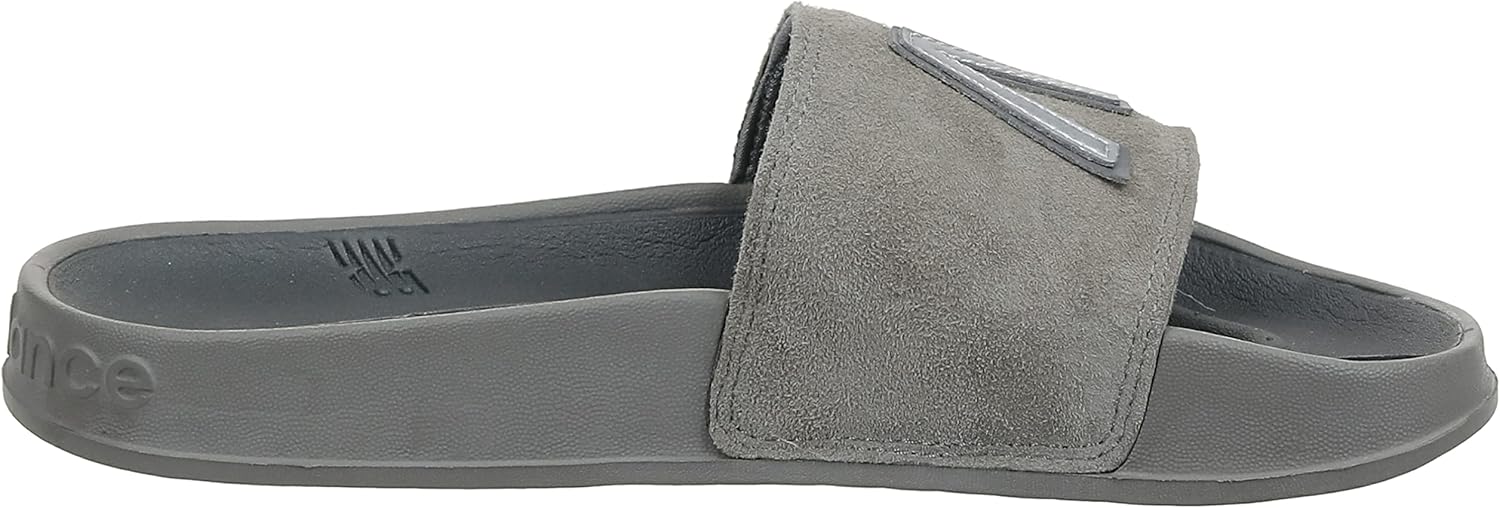 Мужские сандалии New Balance Fresh Foam V1 Slide, серый/белый — фото 4