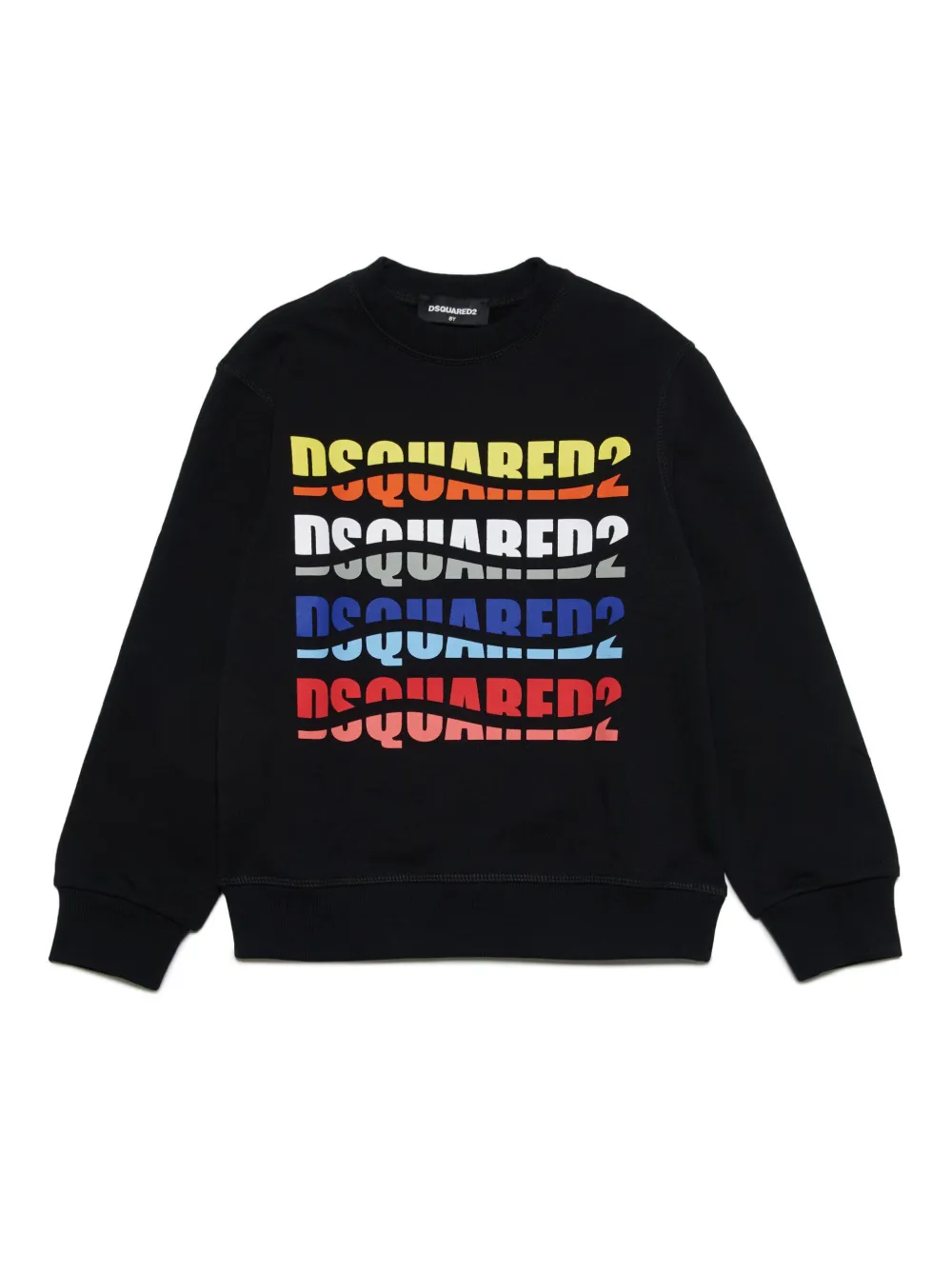 

Толстовка с логотипом DSQUARED2 KIDS, черный