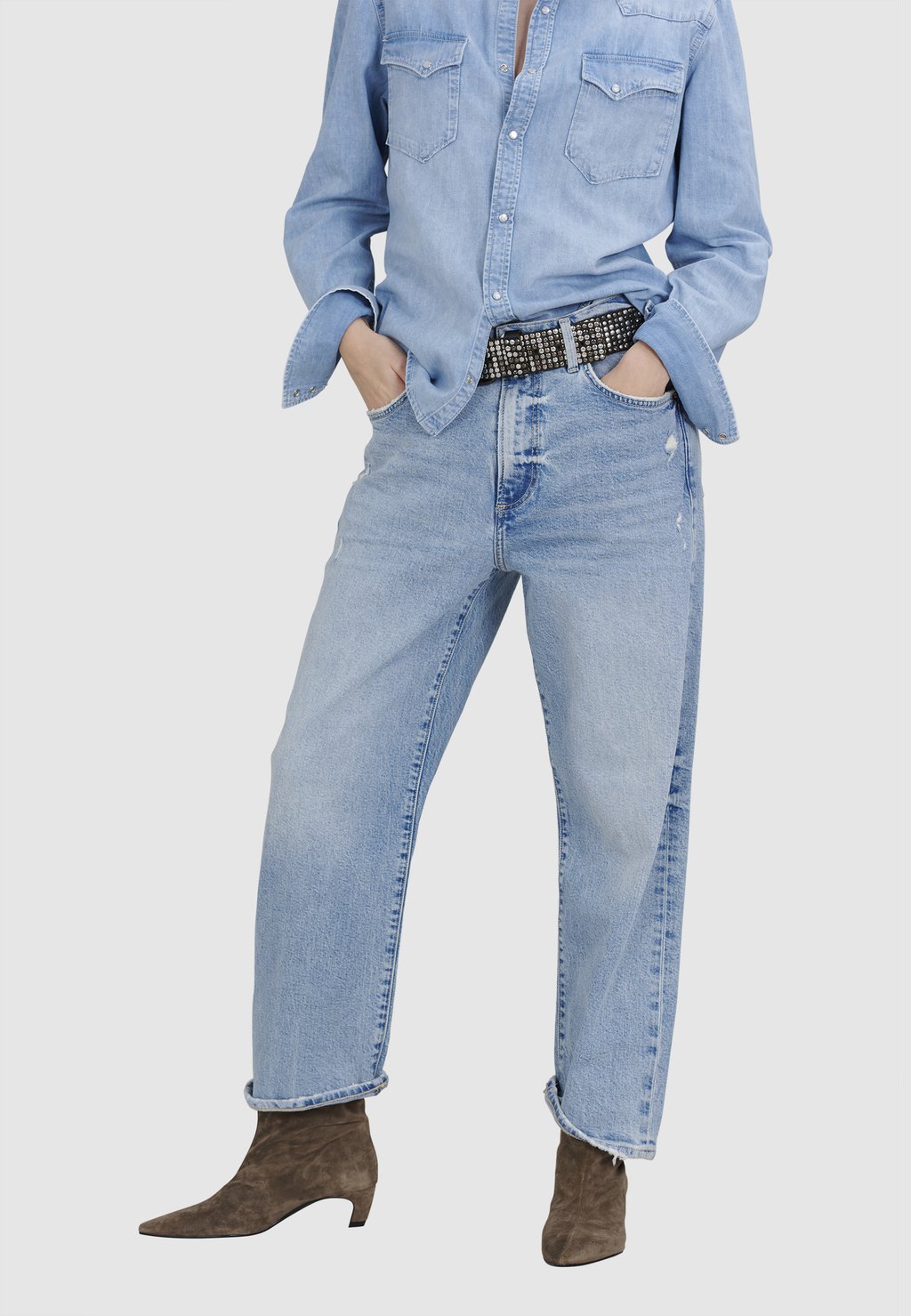 

Джинсы прямого кроя True Religion, синий