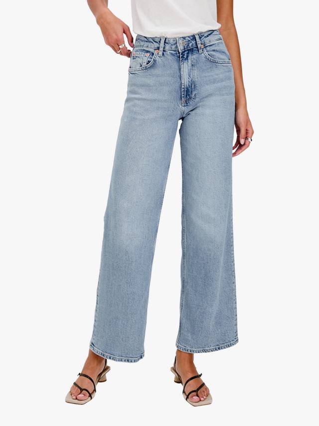 

Джинсы Getty с высокой талией и расклешенные Rails, Light Blue