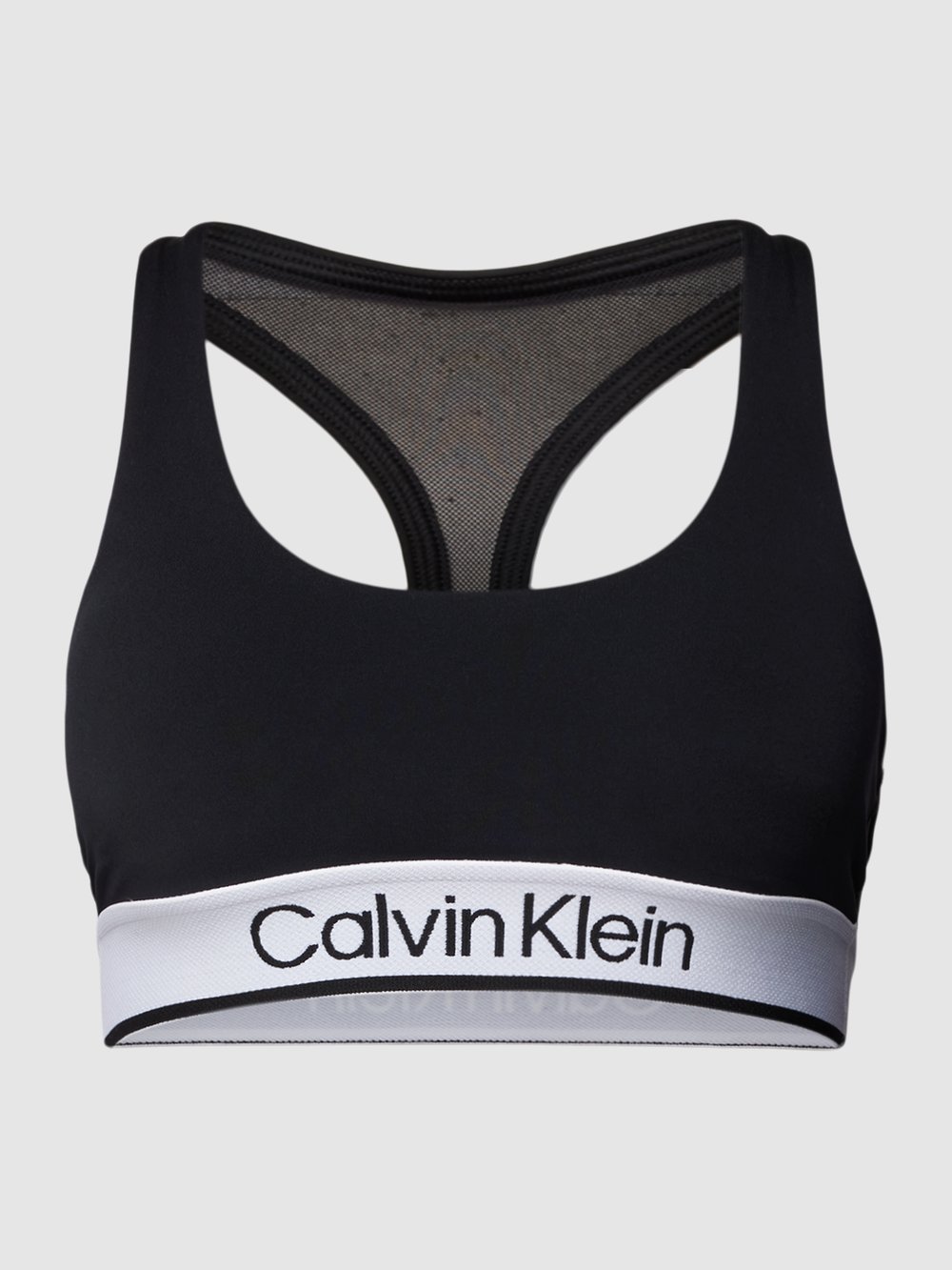 

Бюстгальтер с эластичным поясом Calvin Klein Performance, черный
