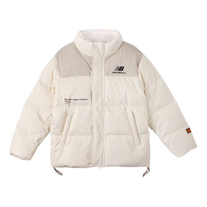 

Куртка New Balance Winter Windproof Outdoor Down Jacket 'White Black', белый