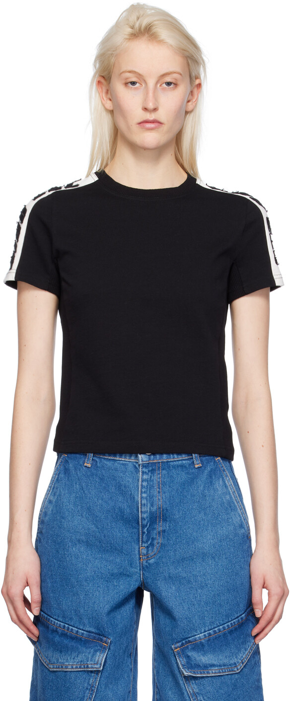 

Черная узкая футболка Dion Lee