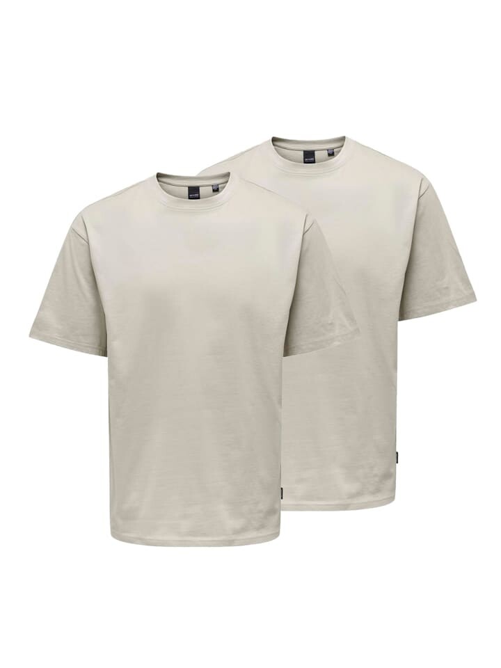 

Футболка ONLY & SONS T-Shirt Onsfred, цвет Silver lining