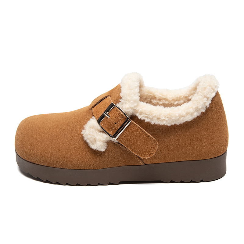 Женские зимние ботинки длиной до щиколотки ZHR, Camel