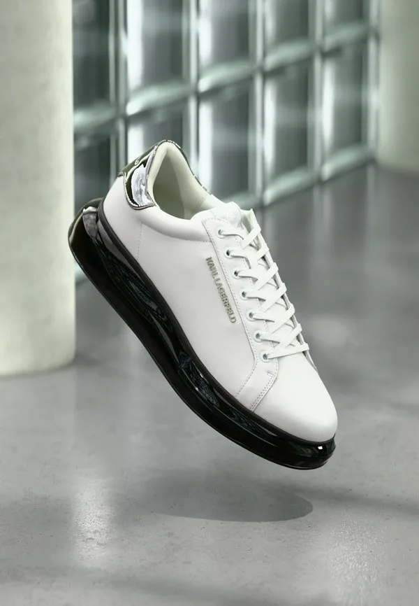 Кроссовки kapri с мягкой подкладкой и шнуровкой Karl Lagerfeld, White/Black