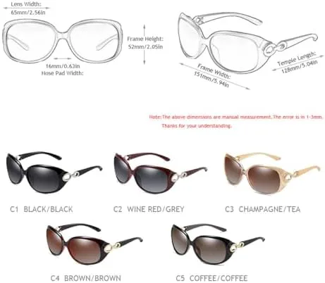 

Винтажные солнцезащитные очки большого размера 2026 года для женщин, овальные пластиковые, для вождения, винтажные, с защитой от УФ-излучения UV400 MTZJH, Red Grey