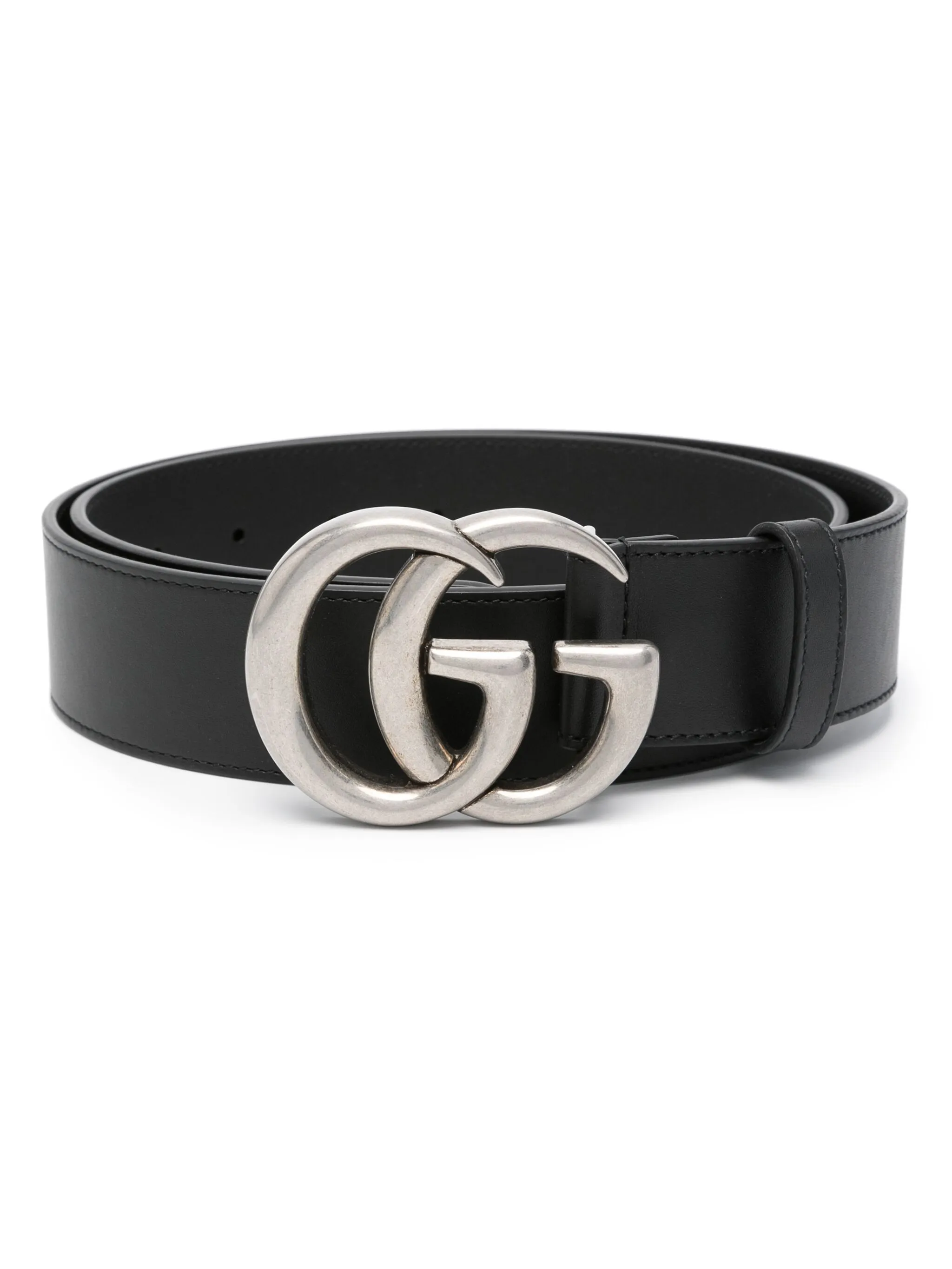 

Ремень с пряжкой Double G Gucci, черный
