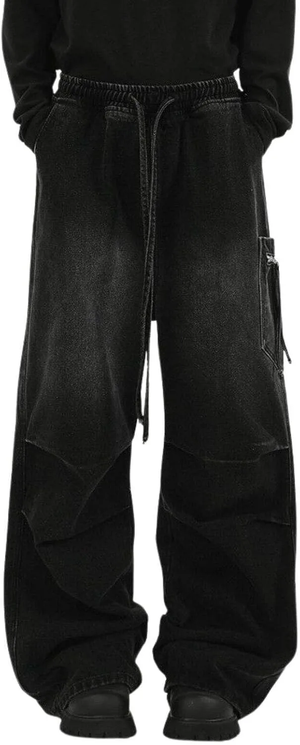 

Карго джинсы с эластичным поясом Lafaguw