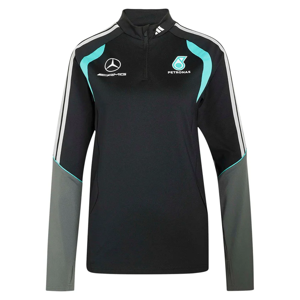 

Толстовка adidas Mercedes-AMG Petronas F1 Team Mechanics с половинной молнией, черный