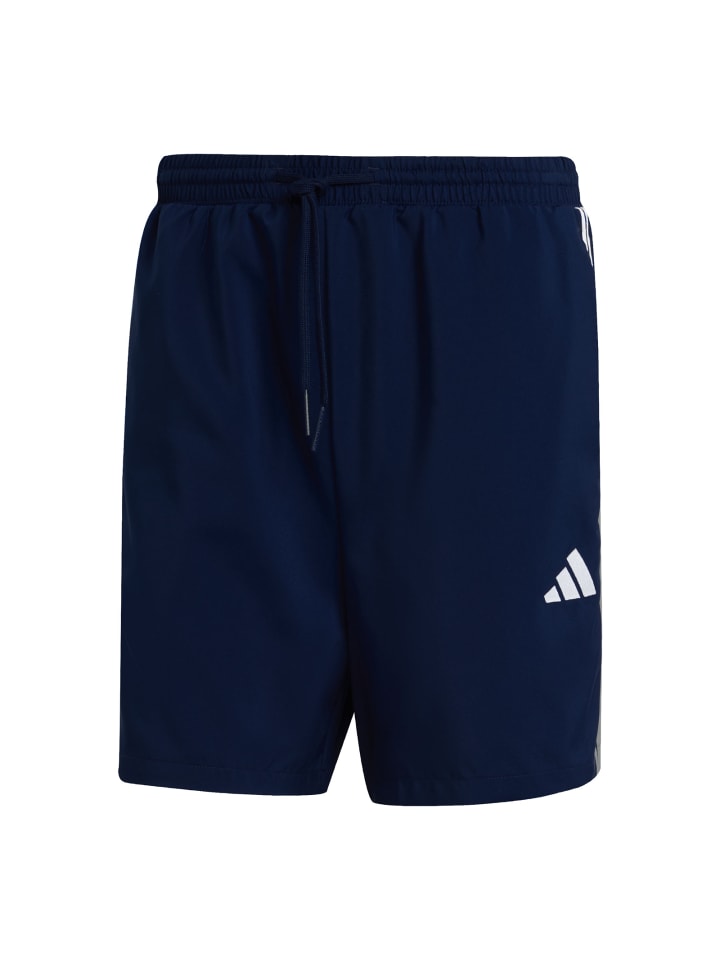 

Шорты челси Essentials с тремя полосками темно-синего цвета adidas