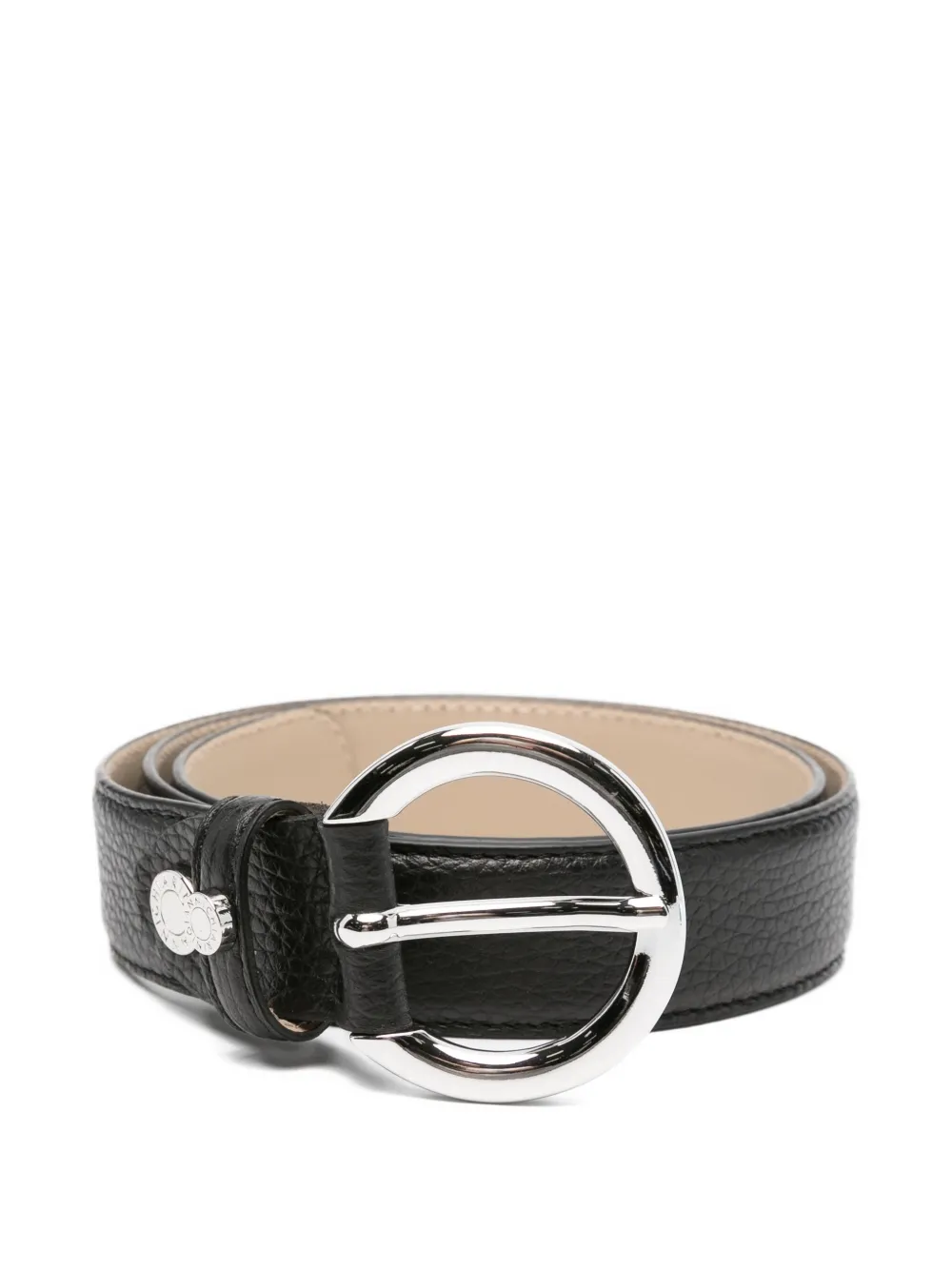 

Ремень с логотипом GIANNI CHIARINI, черный