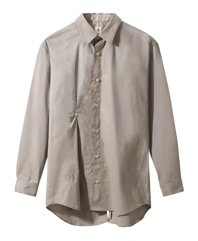 

Рубашка из эластичного хлопка с кипрского The Garment, бежевый