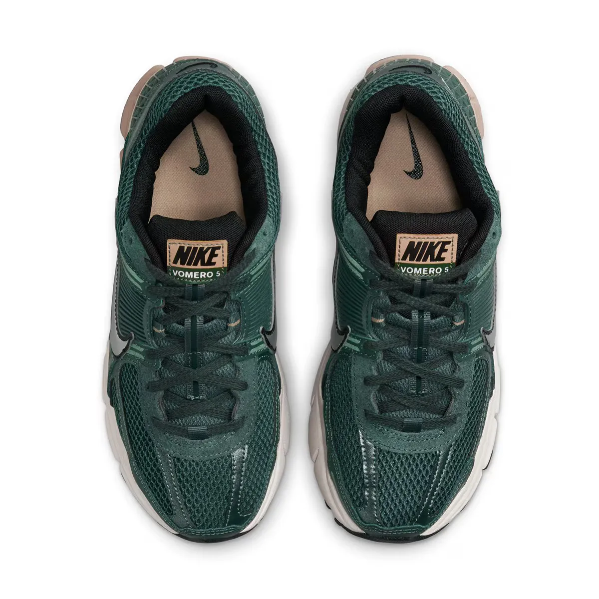 Кроссовки женские Nike Zoom Vomero 5, темно-зеленый — фото 3