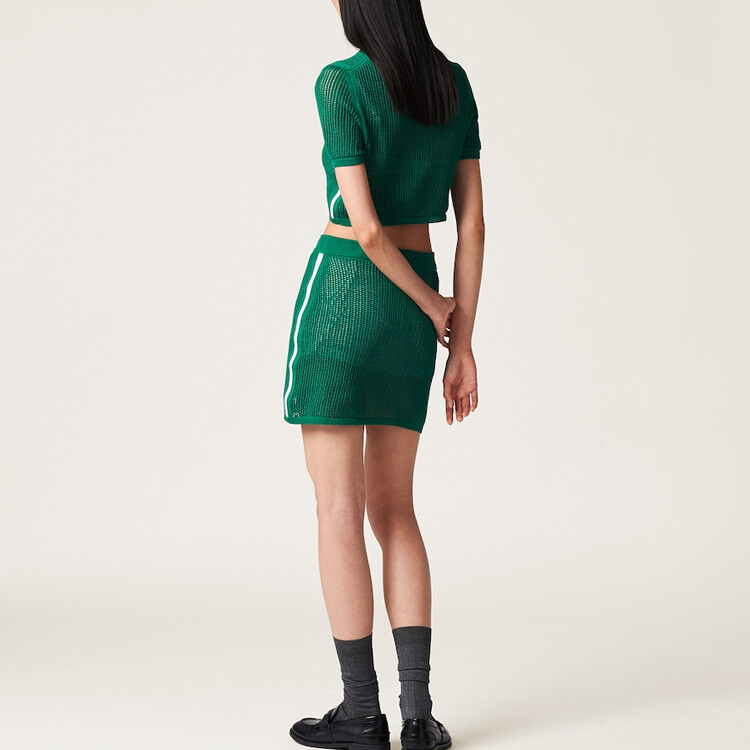 Футболка женская зеленая Miu Miu — фото 4
