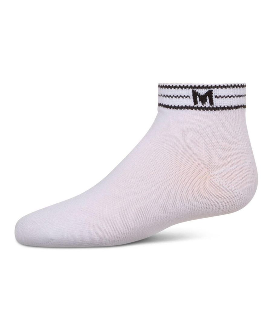 

Детские носки-колокольчики размера M с разноцветными полосками MeMoi, White