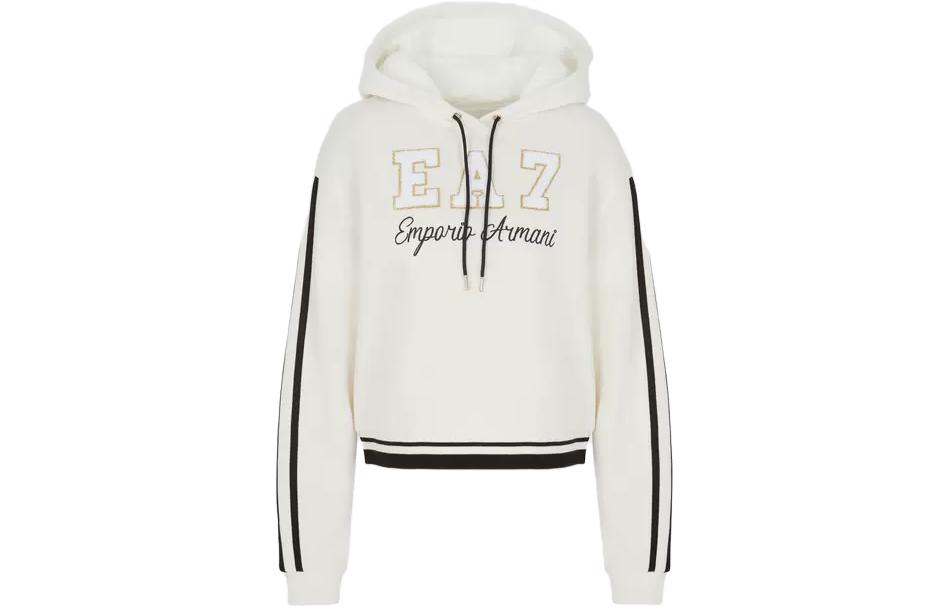 

Толстовка с нашивкой University Squad EMPORIO ARMANI, белый