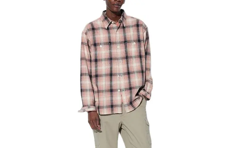 

Рубашка унисекс Uniqlo, цвет 64 Lake blue
