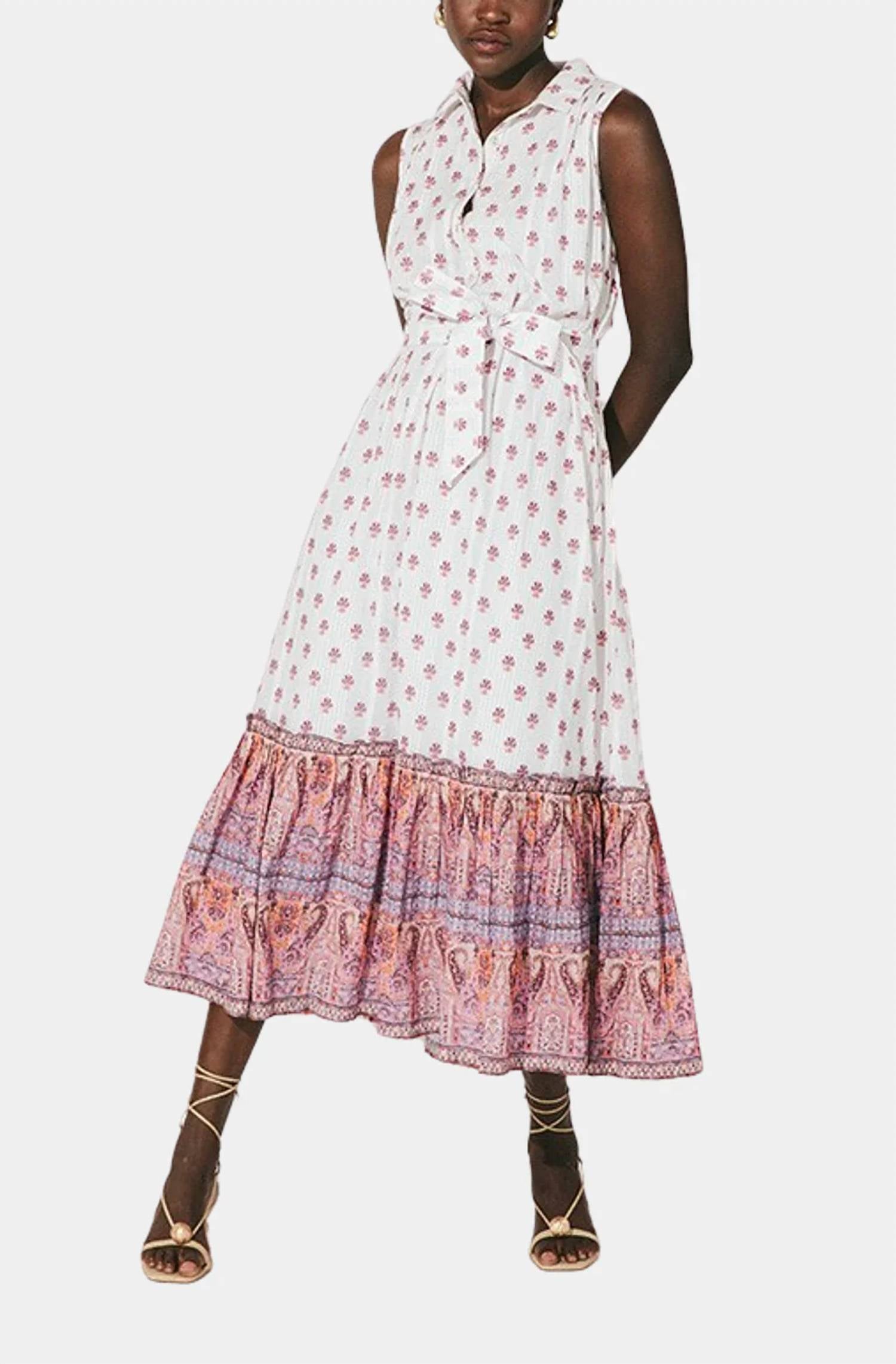 

Платье до щиколотки Nayeli с принтом Mahal Cleobella, цвет mahal print