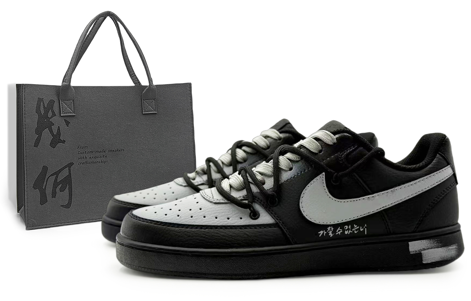 

Nike Кроссовки для скейтбординга Court Vision Low NN с устойчивым к истиранию верхом, унисекс, черно-серые