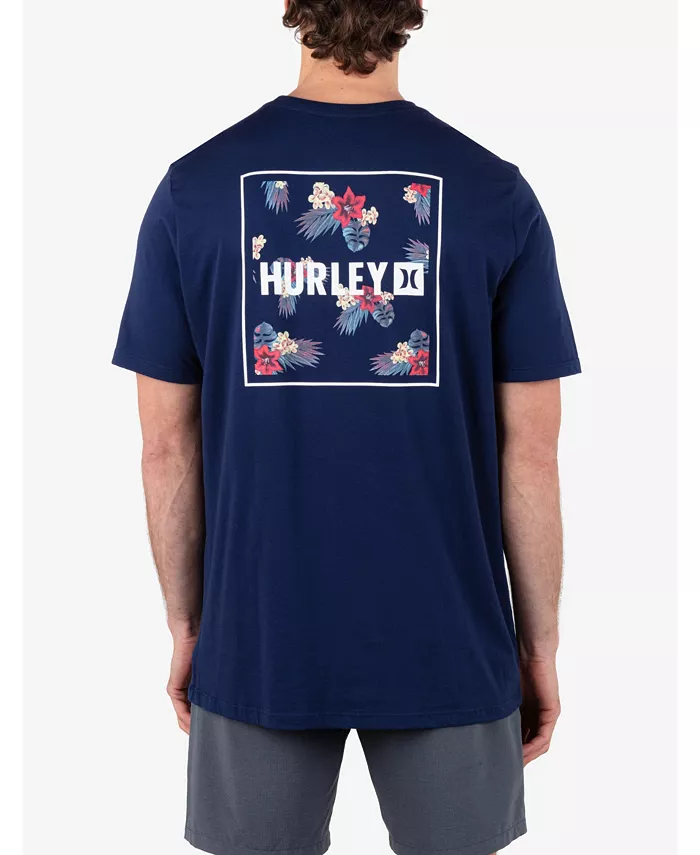 

Мужская повседневная футболка с коротким рукавом Four Corners Hurley, синий