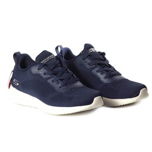 Кроссовки женские Skechers Bobs Sport Tough Talk темно-синие — фото 4