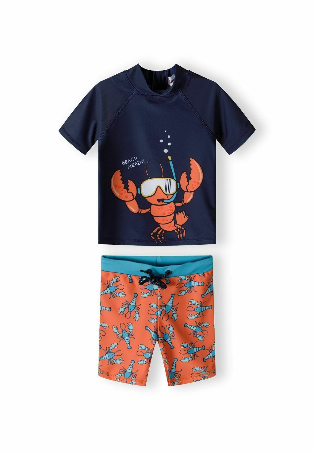 

Купальный костюм 2 PIECE SHORT SLEEVE SET MINOTI, оранжевый