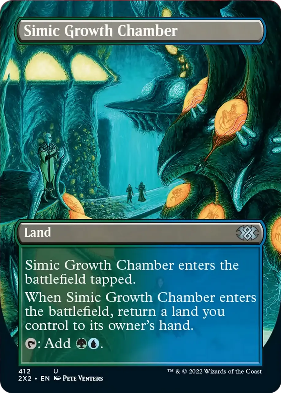 

Карточная игра Simic Growth Chamber - Double Masters 2022 (Borderless)