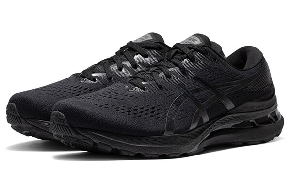 Кроссовки гелевые kayano 28 шириной 4е Asics, черный — фото 3
