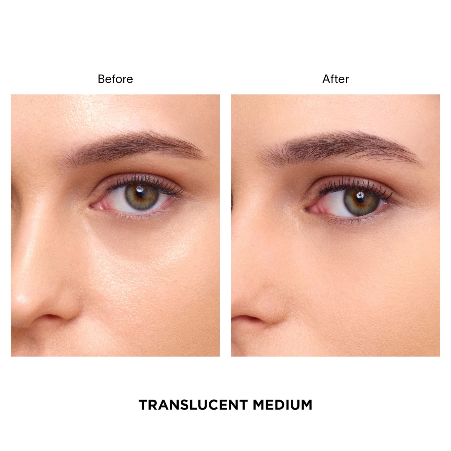 Пудра для лица vanish airbrush pressed powder - translucent tan Hourglass, translucent medium, вес 10.5 гр. — фото 4