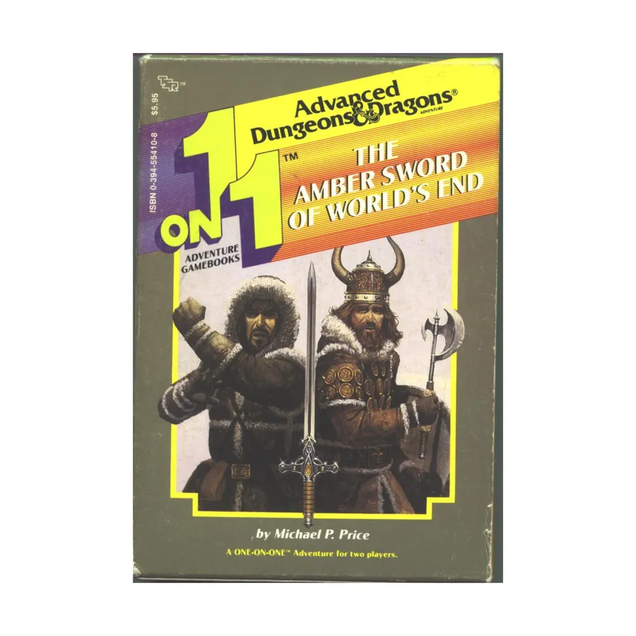 

Бокс-сет Amber Sword of World's End, One on One Adventure Gamebooks