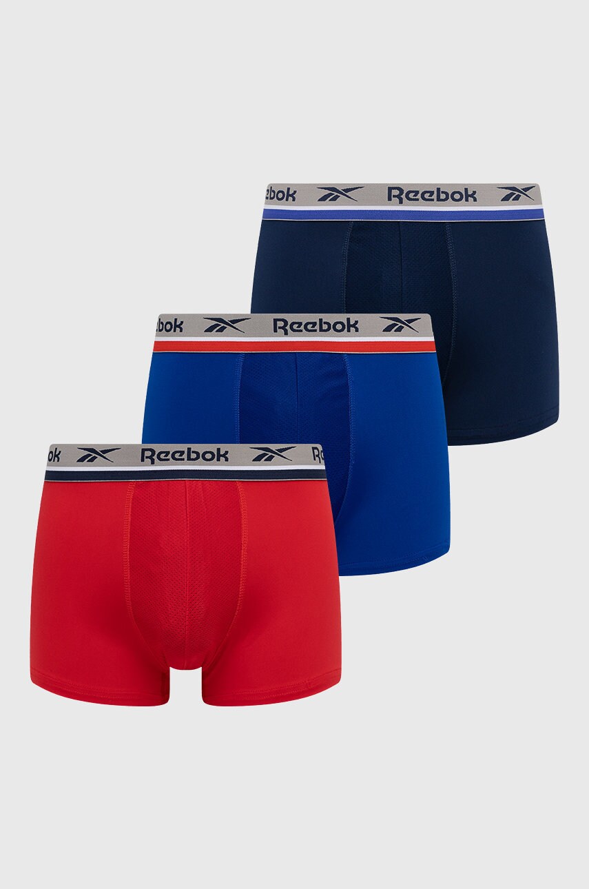 

Боксеры 3 пары Reebok, мультиколор