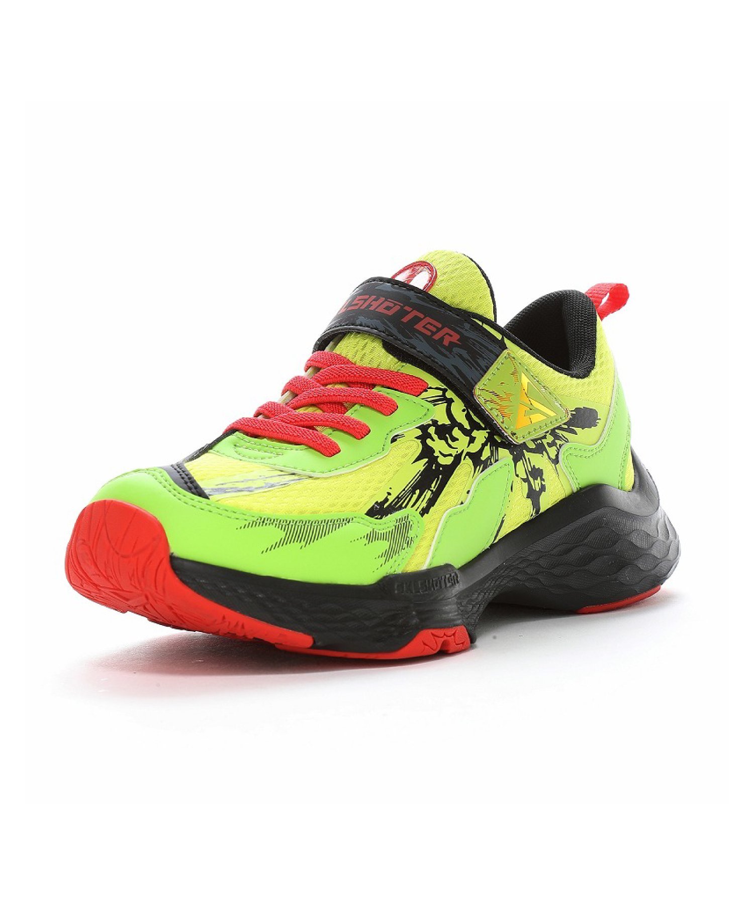 Кроссовки MoonStar SK 0061 Lime Dynaburst, широкие Sklshoter, lime