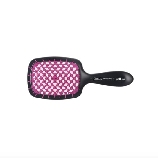 Щетка для расчесывания Janeke Superbrush Черный - Розовый, 71SP226 FUX — фото 3