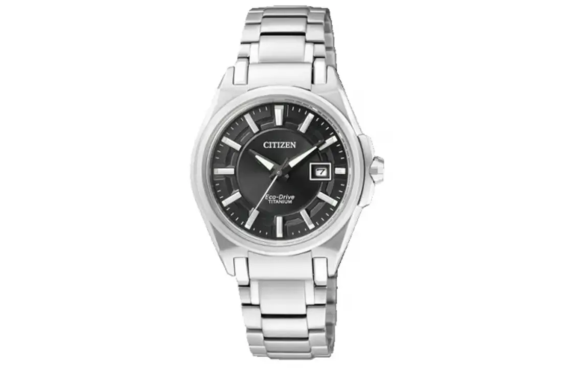

CITIZEN Часы Solar Quartz Movement Stainless Steel Strap Watch Women's Watch Black Dial, Black