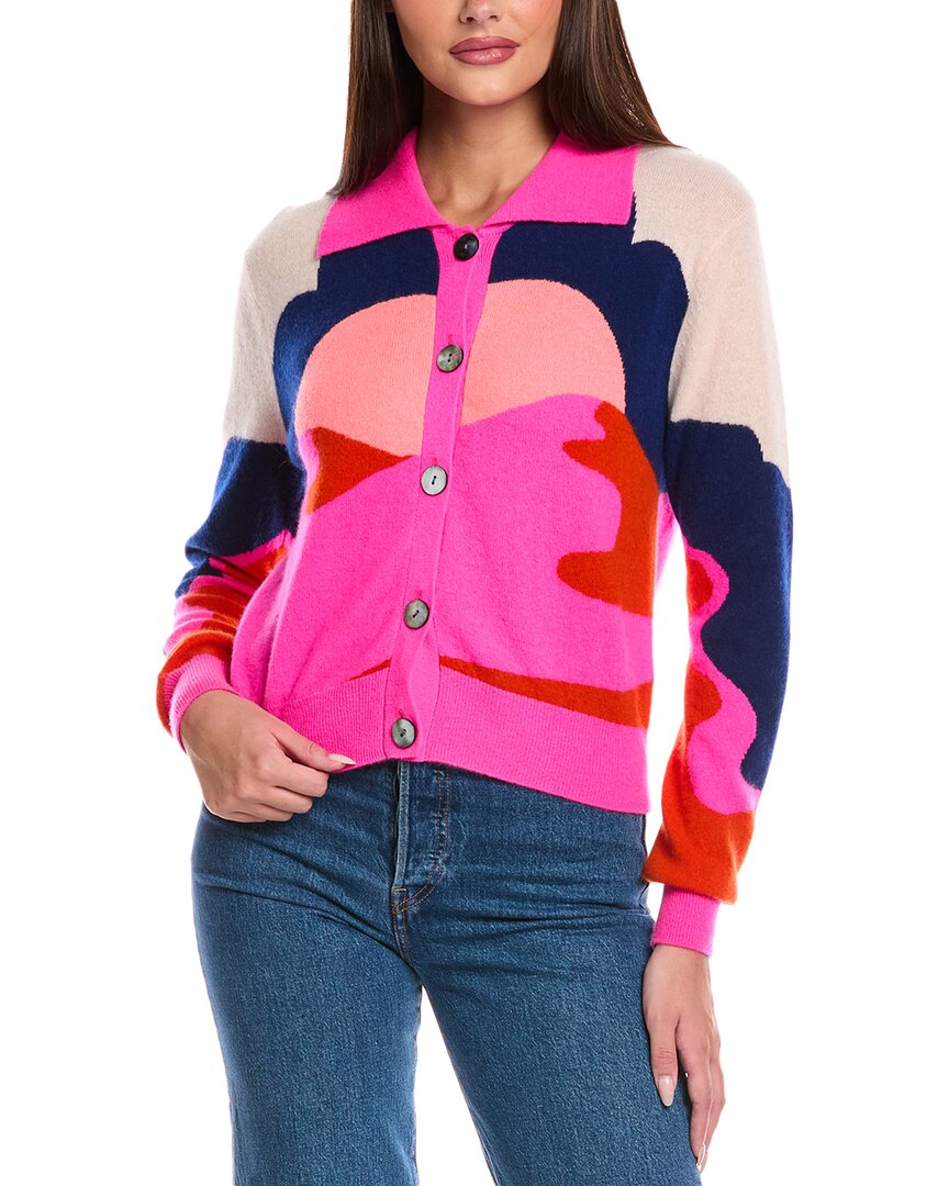 

Бродди Кэшмир Дикий Запад кашемировая рубашка на пуговицах Brodie Cashmere, розовый