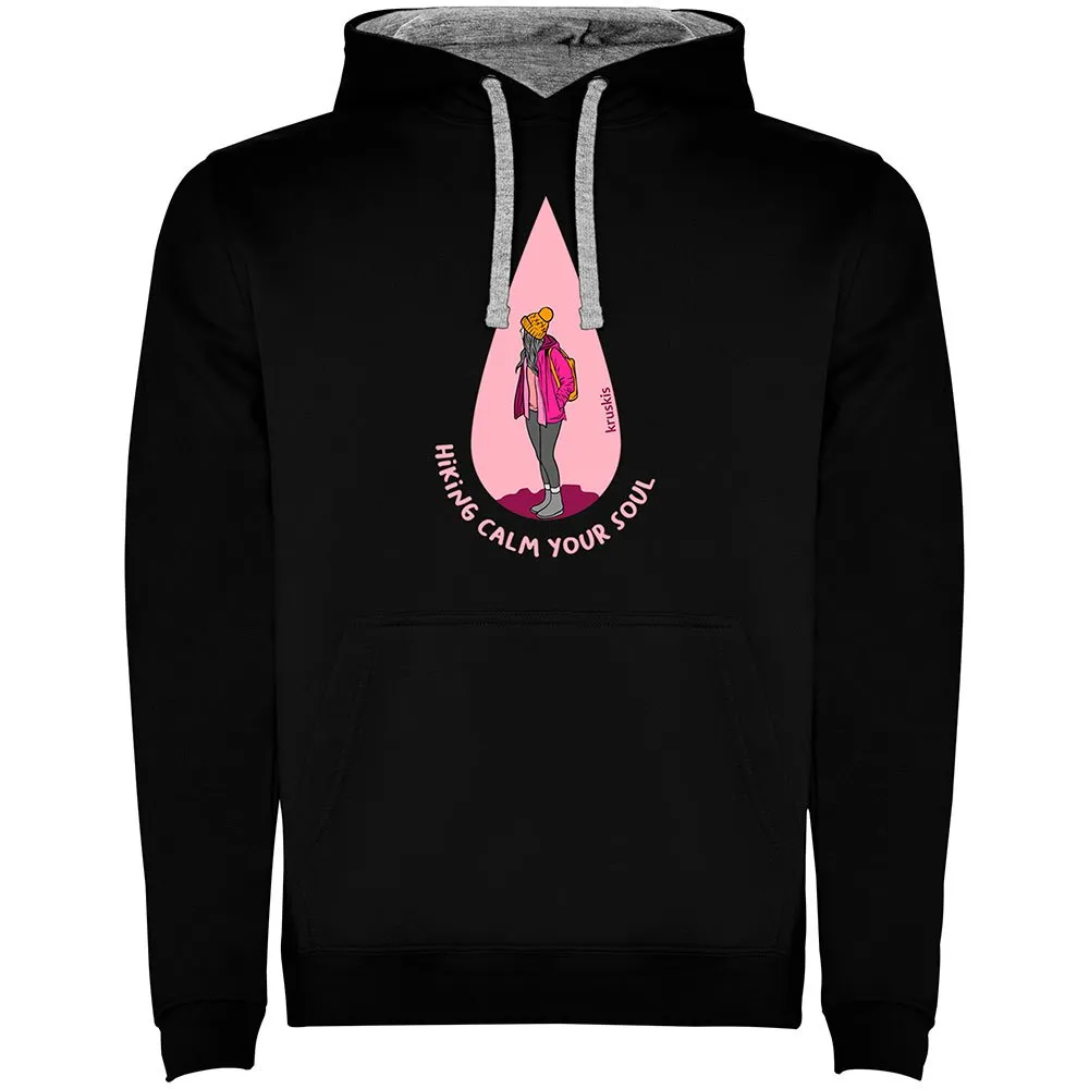 

Худи Kruskis Calm Your Soul Two-Colour, черный