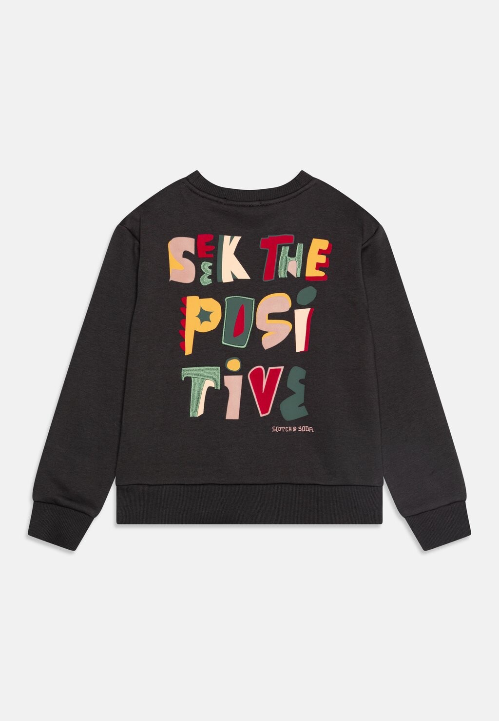 

Толстовка RELAXED-FIT ARTWORK CREWNECK Scotch & Soda, антрацит