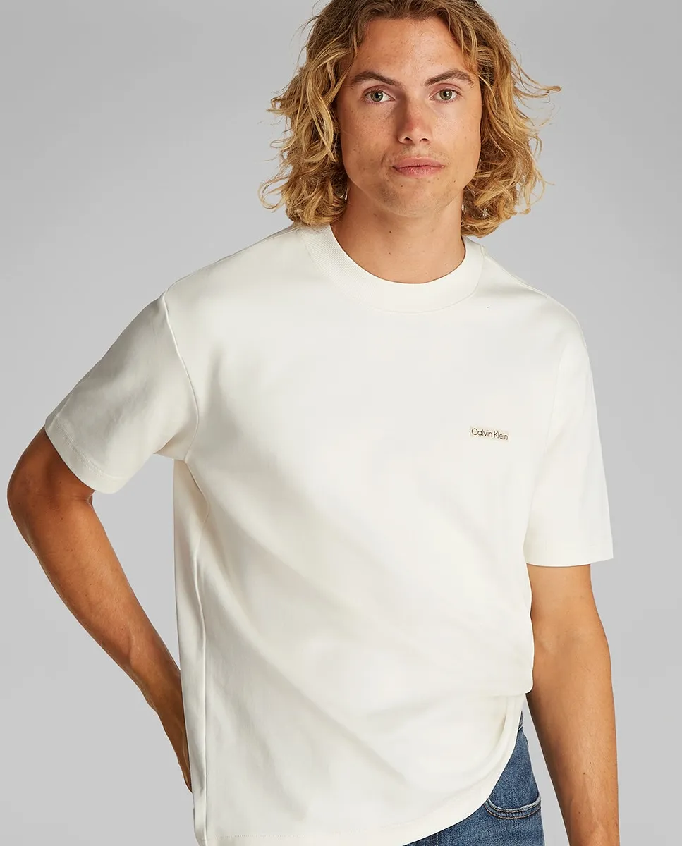 

Футболка мужская с коротким рукавом и логотипом Calvin Klein Jeans, белый
