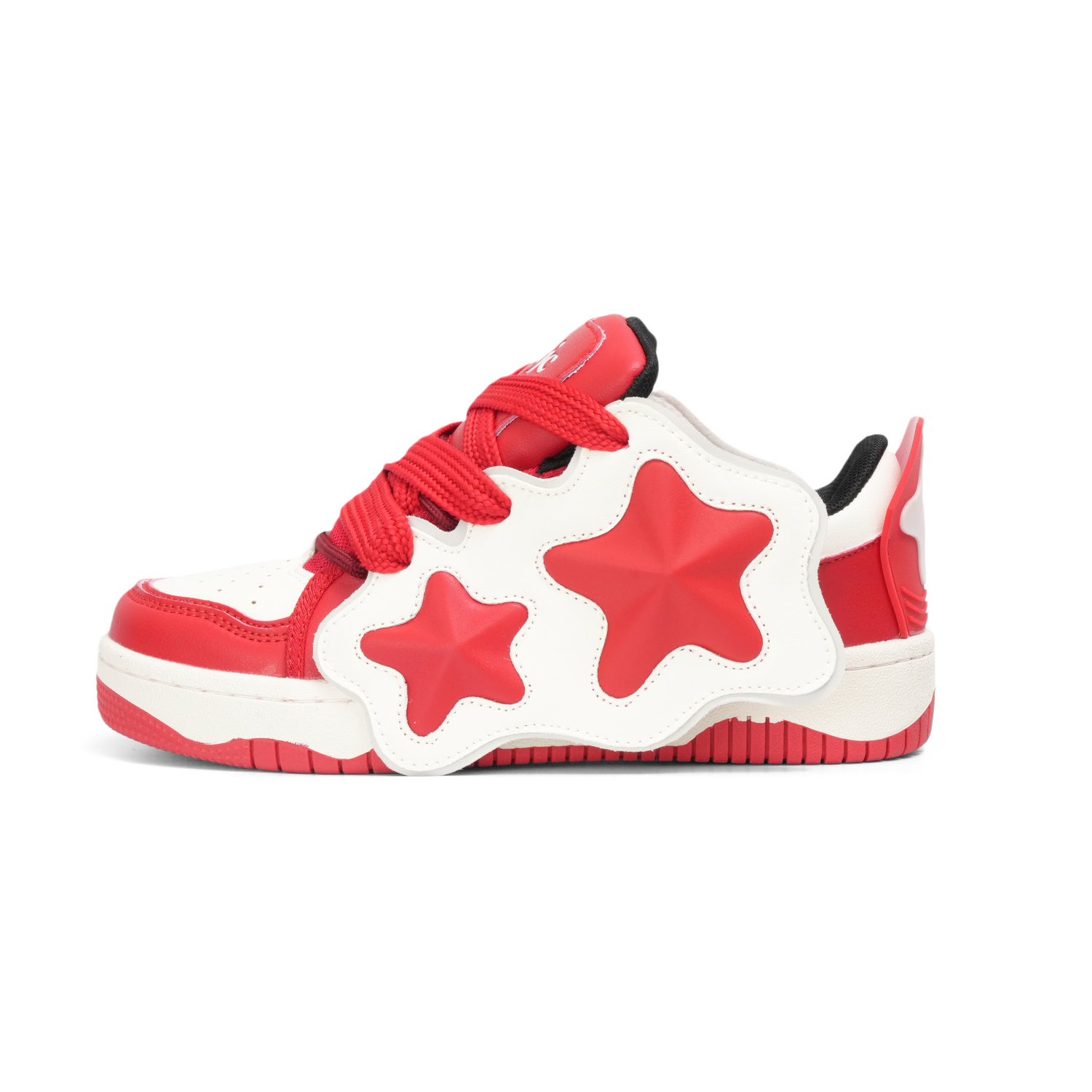 

OHJC Скользоустойчивые амортизирующие износостойкие легкие дышащие лоу-топ скейтбордские кроссовки унисекс бело-красные, цвет White Red