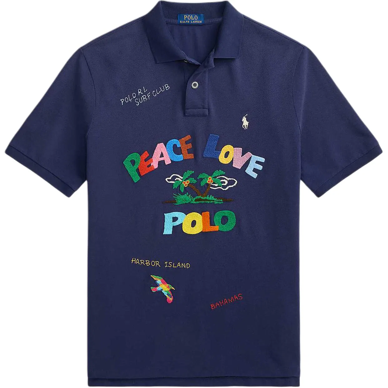 Поло Polo Ralph Lauren Classic Version для мужчин, цвет Deep Cobalt Blue